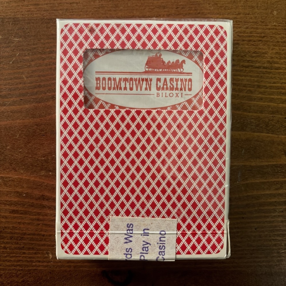 Boomtown Casino Biloxi‎ Playing Cards - BEE Brand Red White
